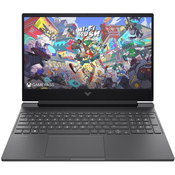 Nou! Laptop Gaming HP Victus 15-fa2101nn (Procesor Intel® Core™ 7 240H (24M Cache, up to 5.20 GHz), 15.6" FHD IPS 144Hz, 24GB DDR5, 1TB SSD, NVIDIA GeForce RTX 5050 @8GB, Negru/Gri)