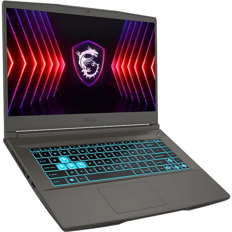 Laptop Gaming MSI Thin 15 B12VE cu procesor Intel® Core™ i5-12450H pana la 4.4GHz, 15.6'', IPS, Full HD, 144Hz, 16GB DDR4 RAM, 1TB SSD, NVIDIA GeForce RTX 4050 6GB GDDR6, No OS, Cosmos Gray