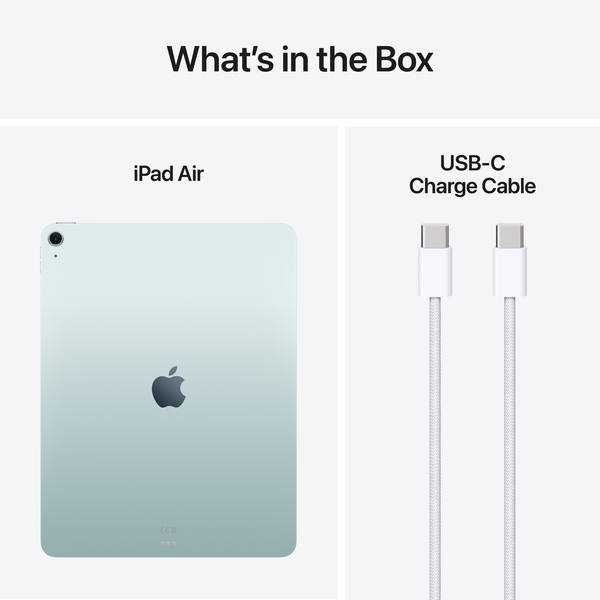 Tableta Apple iPad Air 13 M3, Procesor Apple M3 Octa-Core, Liquid Retina IPS 13", 8GB RAM, 256GB Flash, Camera 12MP, Wi-Fi, Bluetooth, iPadOS (Albastru)