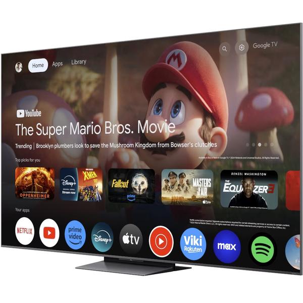 Televizor QD-MiniLED TCL 190 cm (75") 75Q8C, Ultra HD 4K, Smart TV, WiFi, CI