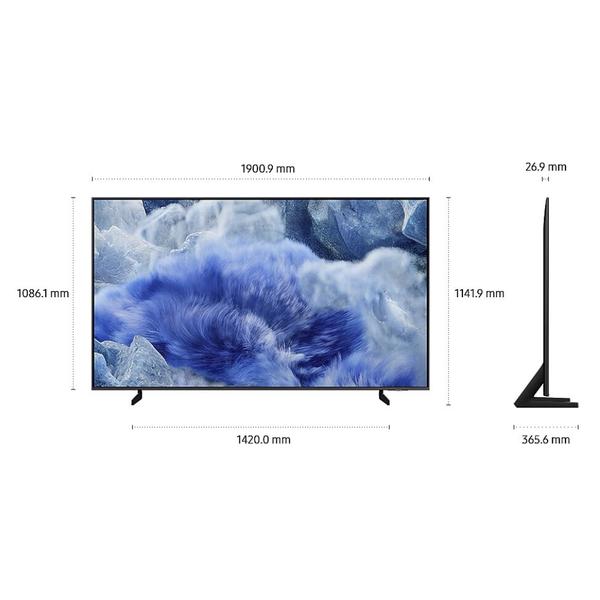 Televizor QLED Samsung 216 cm (85") QE85Q8FAA, Ultra HD 4K, Vision AI, Smart TV, WiFi, CI+