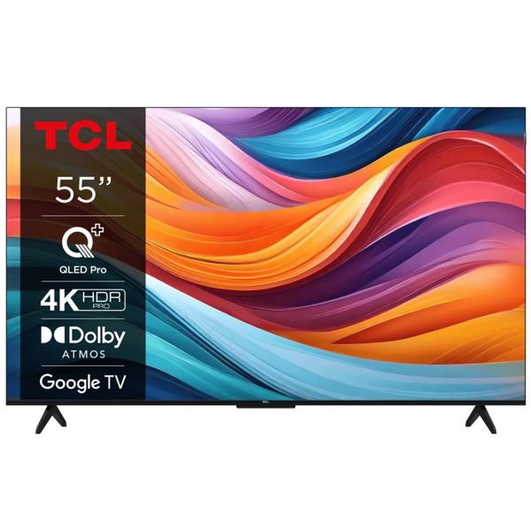Televizor QLED TCL 139 cm (55") 55T7B, Ultra HD 4K, Smart TV, WiFi, CI