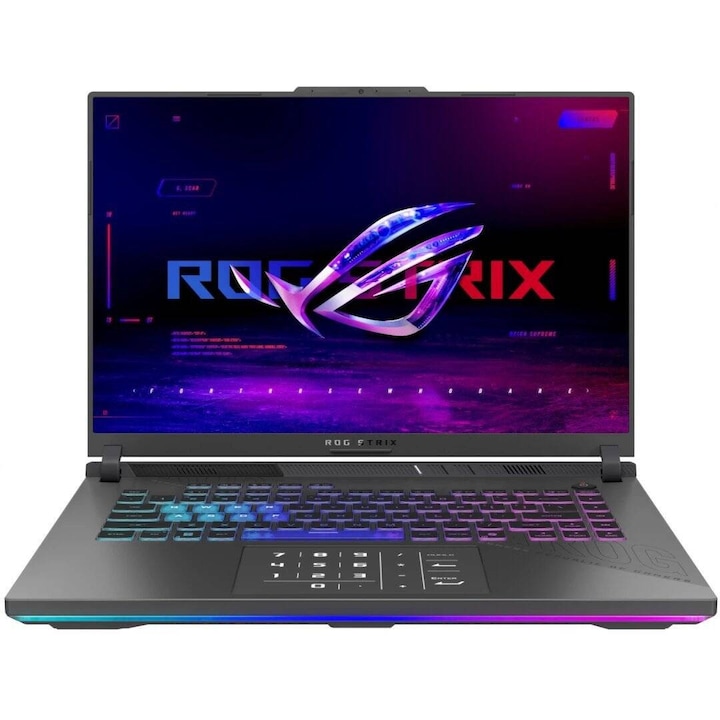 Laptop ASUS ROG Strix G16 FHD+ 16 inch AMD Ryzen 9 8940HX 32GB 1TB SSD RTX 5080 Free Dos Eclipse Gray
