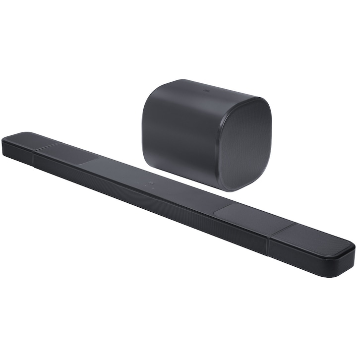 Soundbar JBL BAR 1300 (MK2), 11.1.4, 2470W, Bluetooth, Dolby Atmos, DTS:X, HDMI eARC, Sateliti detasabili, Negru