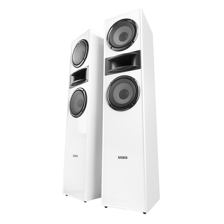 Set de 2 boxe turn, 6.5", 200W, alb, Fenton SHF700B