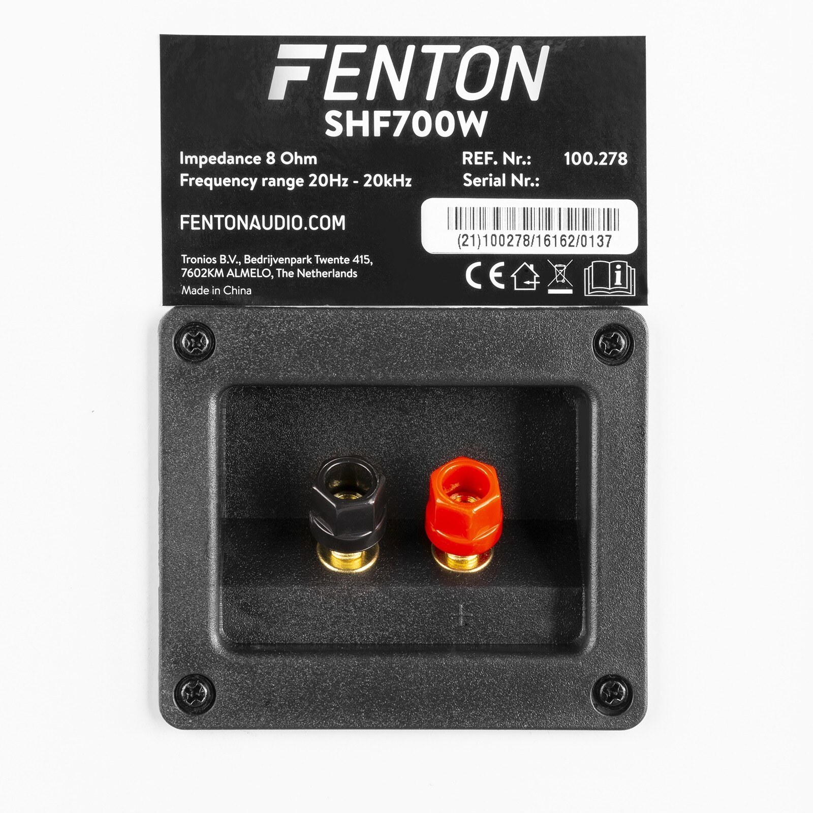 Set de 2 boxe turn, 6.5", 200W, alb, Fenton SHF700B
