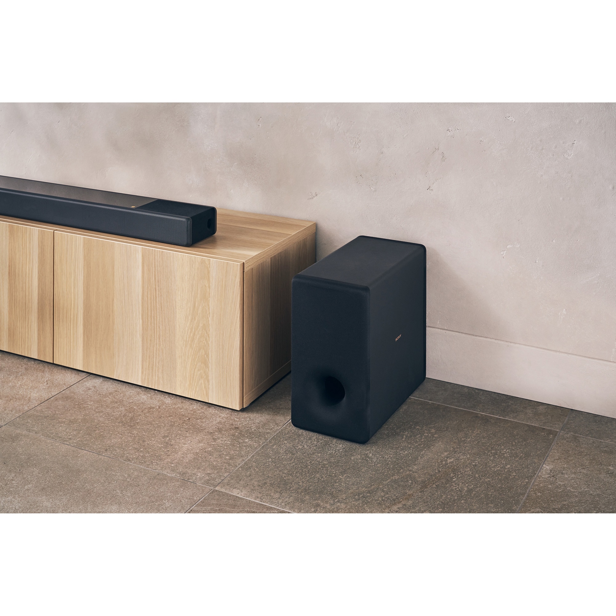 Subwoofer Sony SA-SW5, Wireless, 300W, Radiator pasiv, Negru
