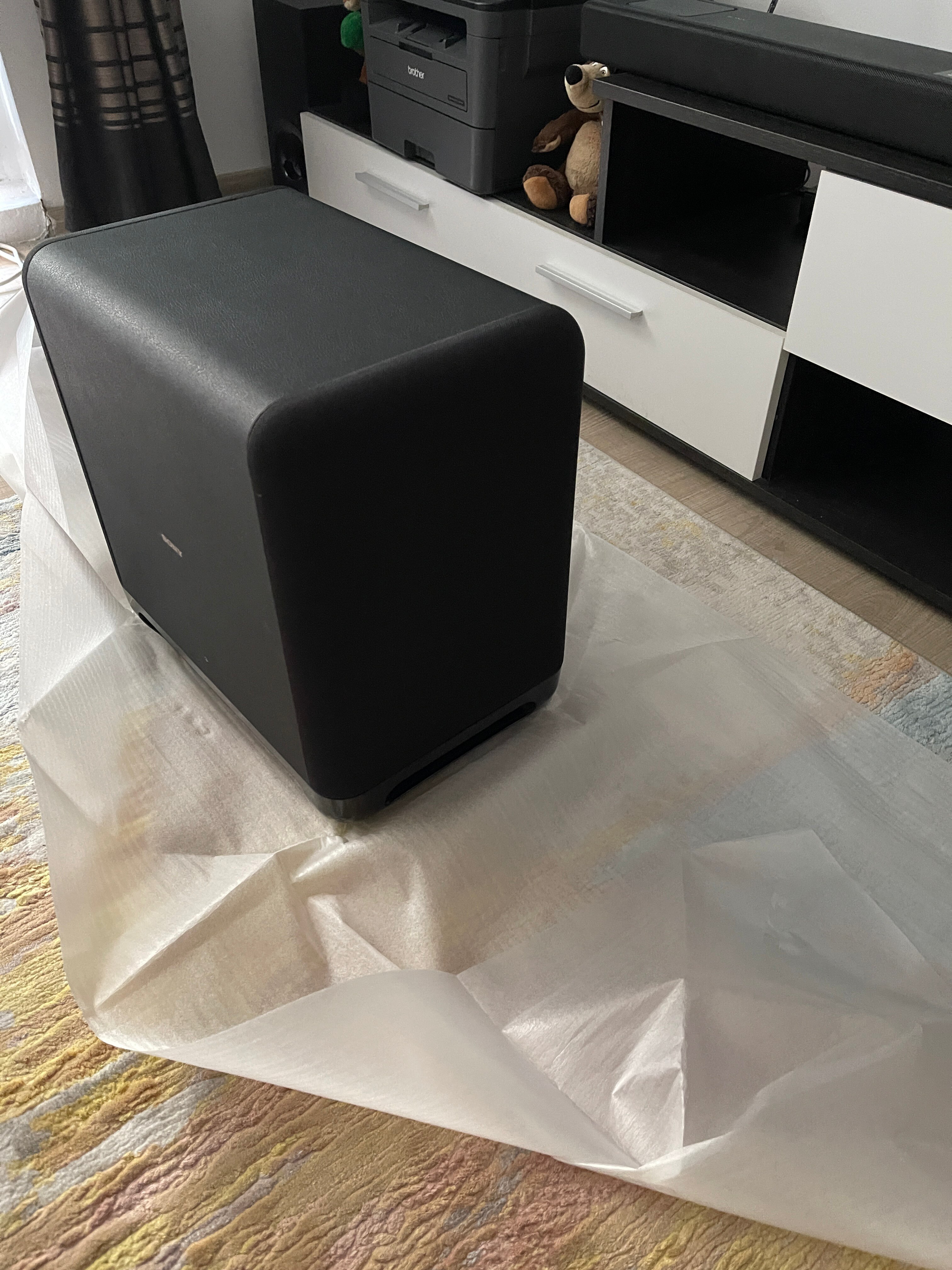 Subwoofer Sony SA-SW5, Wireless, 300W, Radiator pasiv, Negru