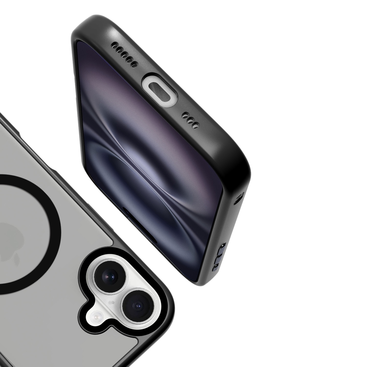 Husa de Protectie, Compatibila Apple iPhone 16, Doctor Shield Fantom, MagSafe - Negru