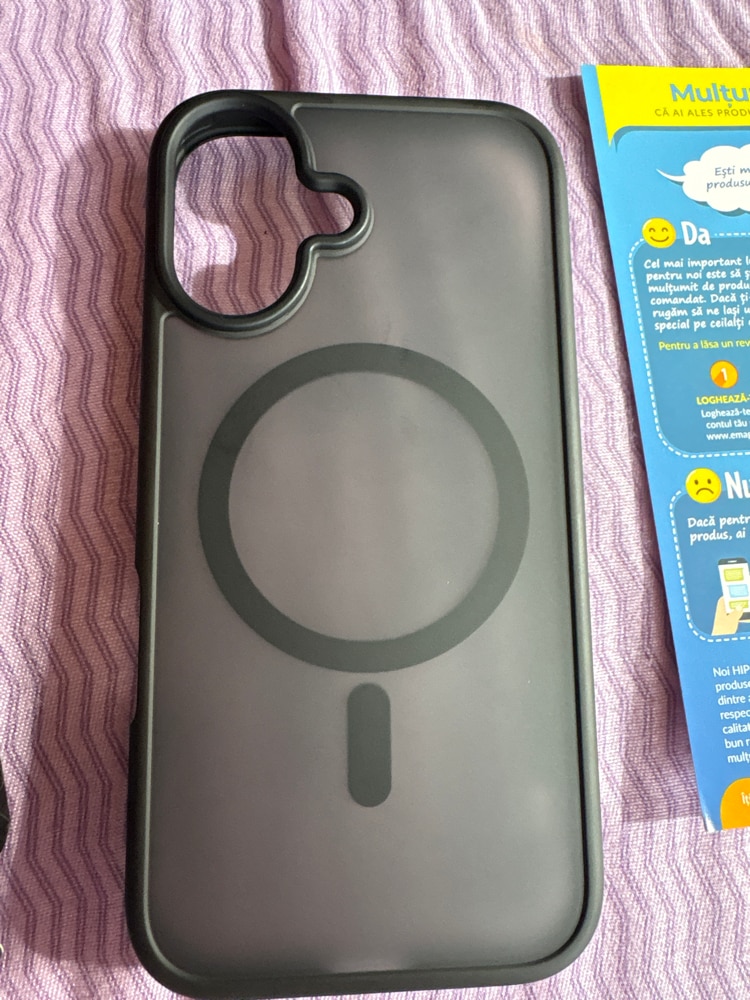 Husa de Protectie, Compatibila Apple iPhone 16, Doctor Shield Fantom, MagSafe - Negru