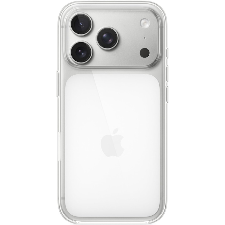 Husa de protectie Apple Clear Case cu MagSafe pentru iPhone 17 Pro, Transparent