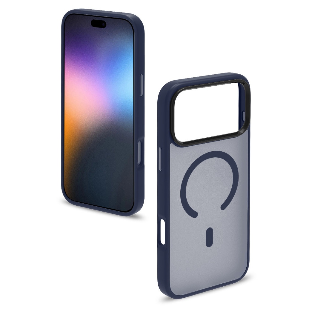 Husa de Protectie, Compatibila Apple iPhone 17 Pro Max, Doctor Shield Fantom, MagSafe - Albastru