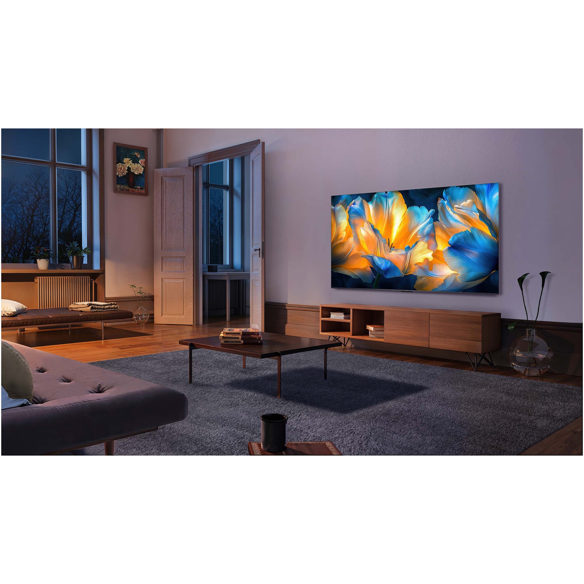 Televizor TCL QD-MiniLed 50C6K, 126 cm, Smart Google TV, 4K Ultra HD, 100Hz, Clasa E (Model 2025)