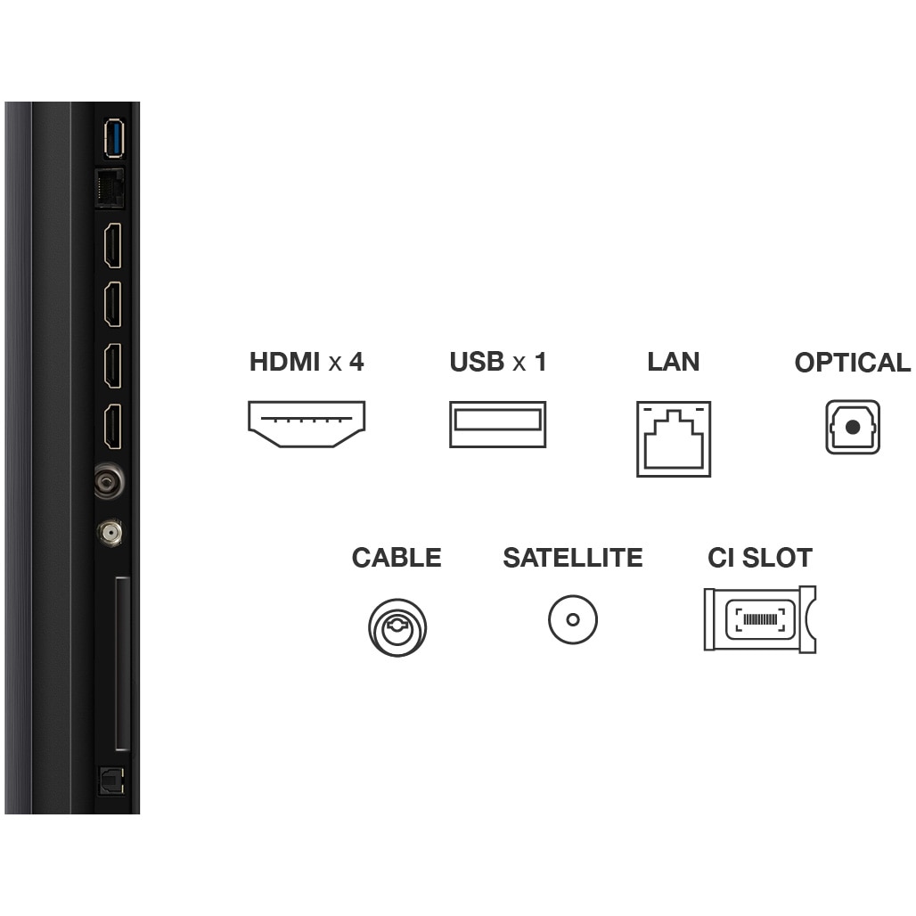 Televizor TCL QD-MiniLed 55C6K, 139 cm, Smart Google TV, 4K Ultra HD, 100Hz, Clasa F (Model 2025)