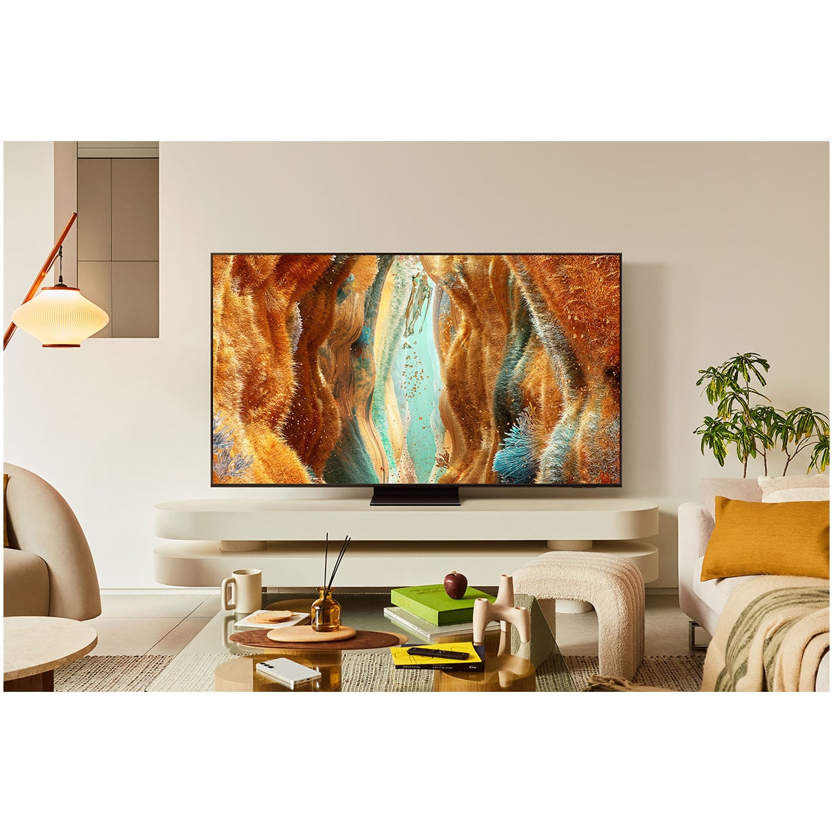 Televizor SAMSUNG Neo QLED 55QN70F, 138 cm, Smart, 4K Ultra HD, 100 Hz, Clasa E(Model 2025)