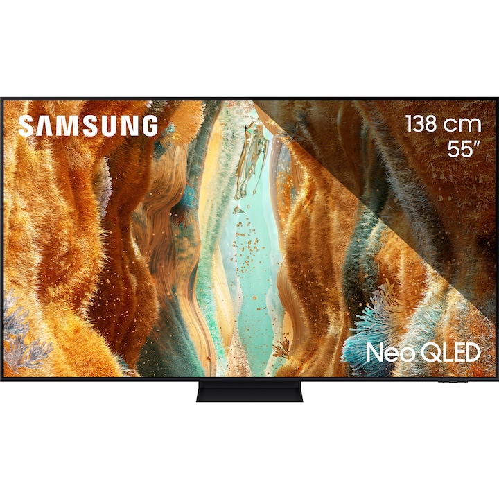 Televizor SAMSUNG Neo QLED 55QN70F, 138 cm, Smart, 4K Ultra HD, 100 Hz, Clasa E(Model 2025)
