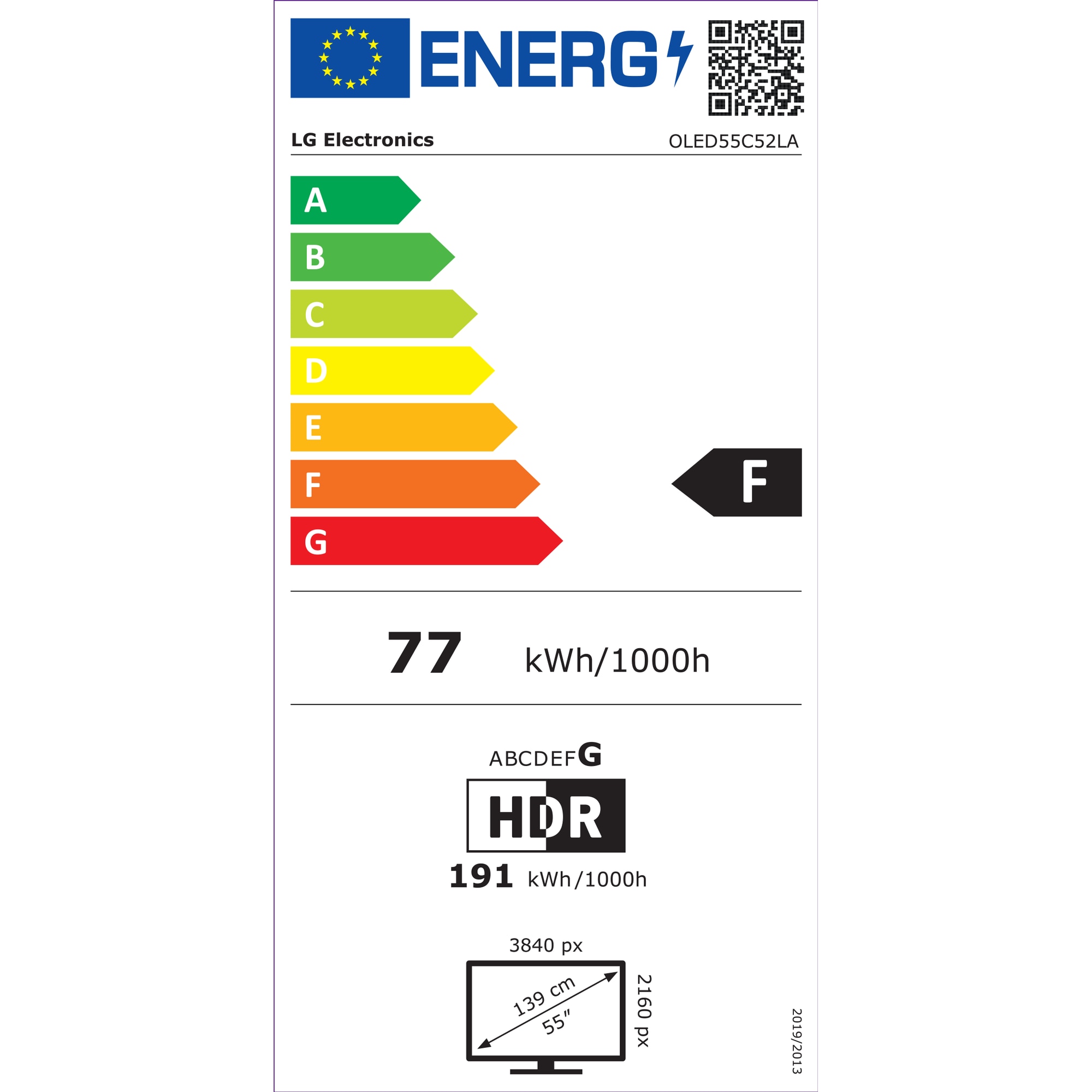 Televizor LG OLED evo 55C52LA, 139 cm, Smart, 4K Ultra HD, 100 Hz, Clasa F (Model 2025)
