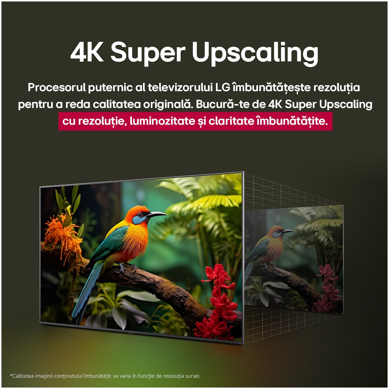 Televizor LG LED 65UA74003LB, 164 cm, Smart, 4K Ultra HD, Clasa F (Model 2025)