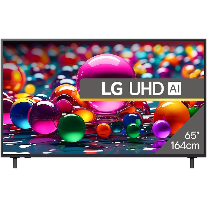 Televizor LG LED 65UA74003LB, 164 cm, Smart, 4K Ultra HD, Clasa F (Model 2025)