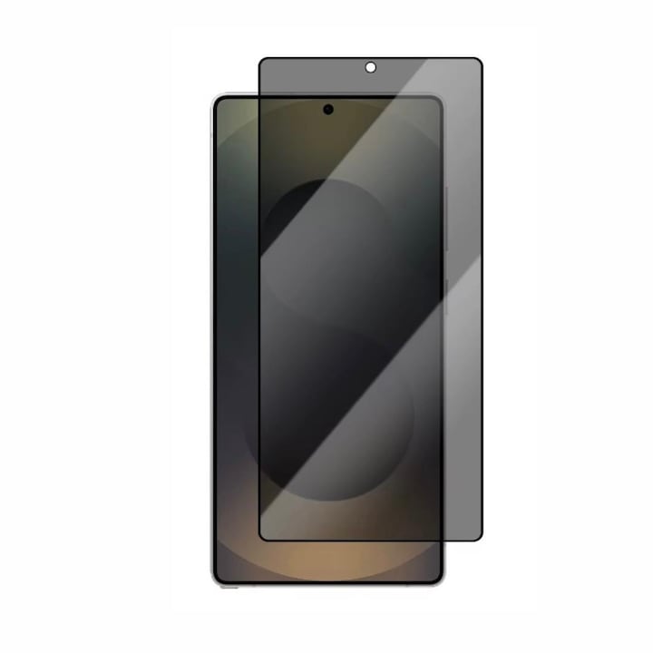 Folie sticla securizata PRIVACY, compatibila cu Samsung Galaxy S25 Ultra, Full Glue, Full Cover
