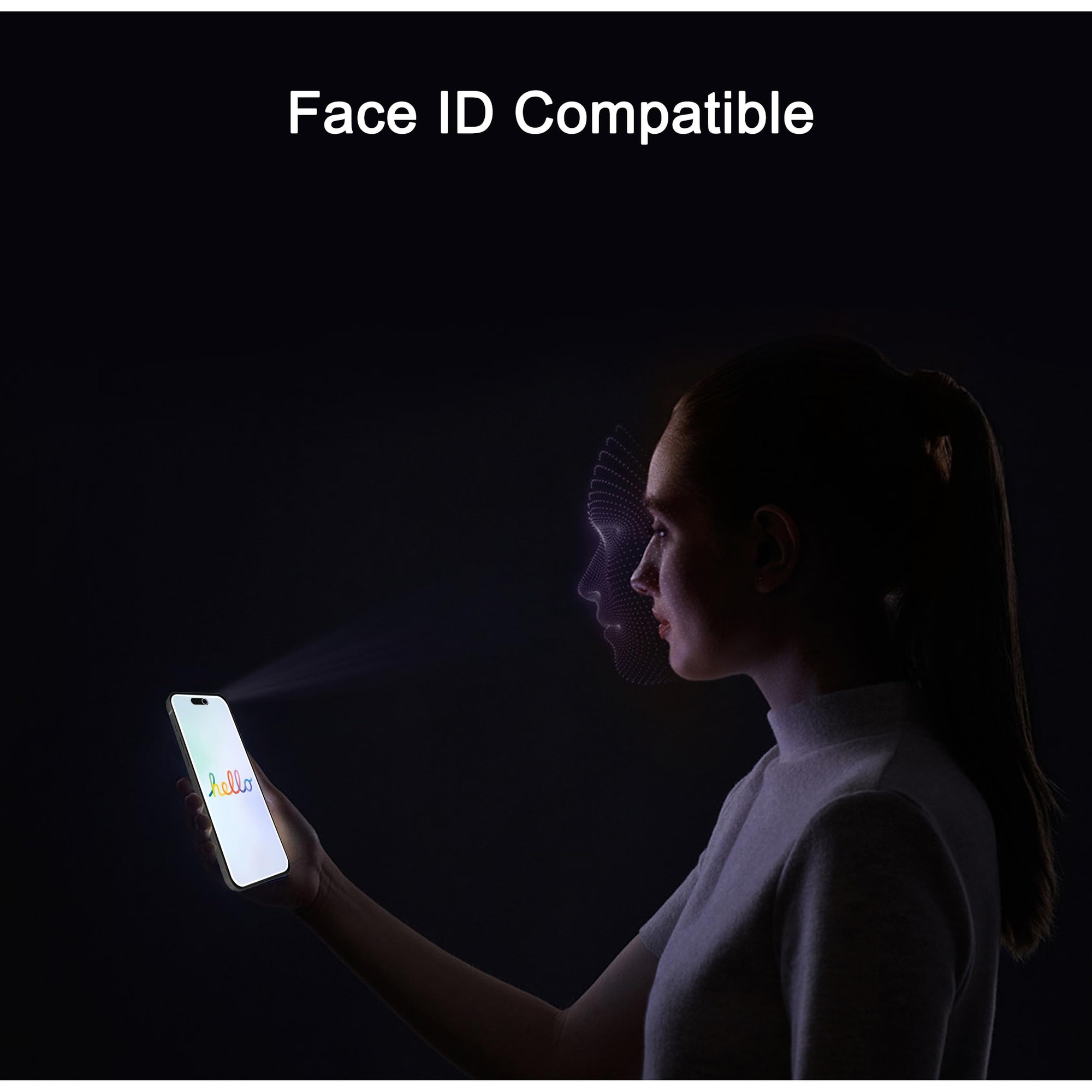 Folie Protectie Privacy compatibila cu iPhone16 pro max, Sticla Templata 9H+, cu Kit de Aplicare Instanta si Functie Automata de Indepartare a Prafului, Claritate Super HD, Tratament Electronic Oleofobic si Anti Amprente