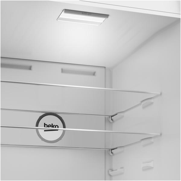 Frigider cu doua usi Beko B5RDNE504LXBR, 477 l, No Frost, HarvestFresh, Everfresh+, AeroFlow, Umiditate controlata, Display, Clasa E, H 185 cm, Dark Inox