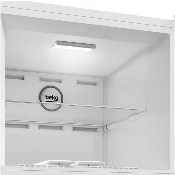 Frigider cu doua usi Beko B5RDNE504LXBR, 477 l, No Frost, HarvestFresh, Everfresh+, AeroFlow, Umiditate controlata, Display, Clasa E, H 185 cm, Dark Inox