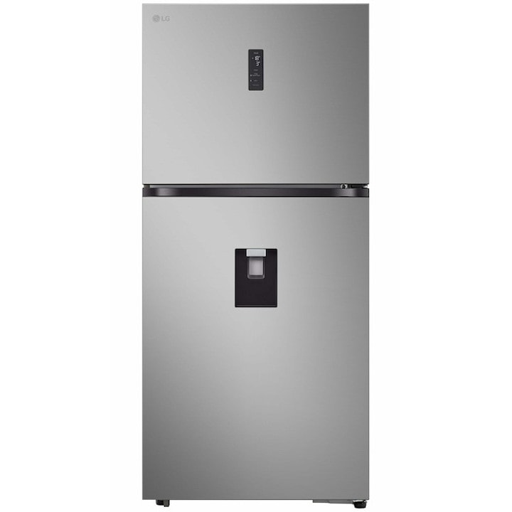 Frigider cu doua usi GTFV61PYBQD,609 l,No Frost, Compresor Smart Inverter, WI-FI,Dozator apa, H 184 cm, Cls E, Argintiu