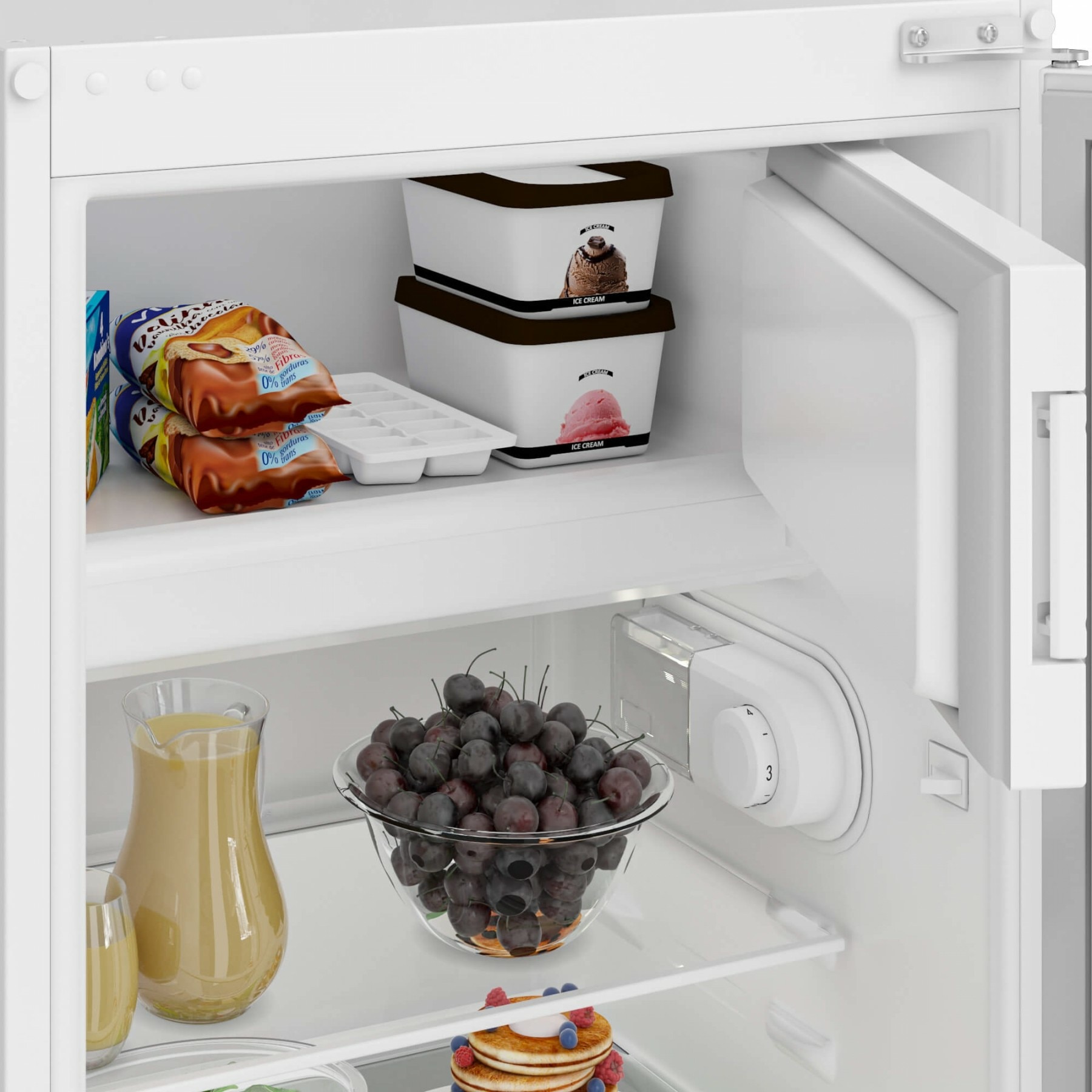 Frigider cu o usa incorporabil Beko BSSA300M4SN, 175 l, Usa reversibila, XXL Bottle holder, Clasa E, H 121.5 cm