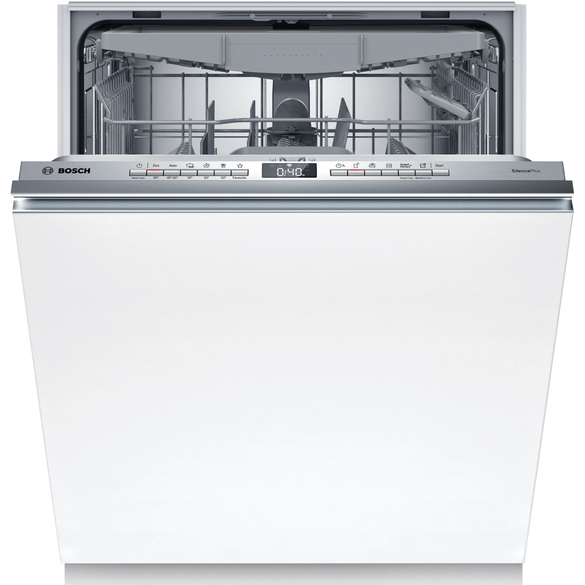Masina de spalat vase incorporabila Bosch SMV4EVX08E, 14 seturi, 6 programe, EfficientDry, Tab-count, Silence Plus, Sistem Rackmatic, InfoLight, EcoSilence Drive, Home Connect, 60 cm, Clasa B