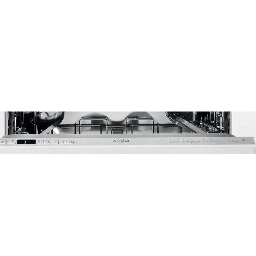 Masina de spalat vase incorporabila Whirlpool WRIC3C26P, 14 seturi, 8 programe, Clasa E, Motor Inverter, PowerClean Pro, Tehnologia al 6-lea Simt,Sistem Natural Dry, 60 cm