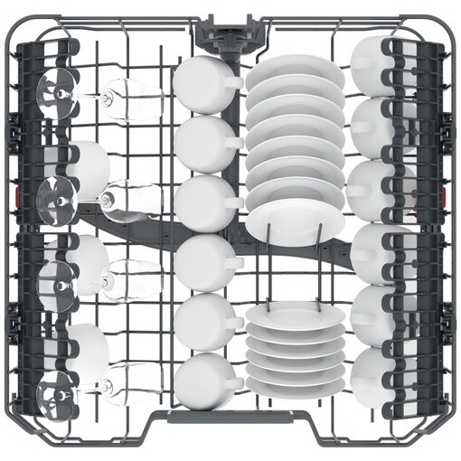 Masina de spalat vase incorporabila Whirlpool WRIC3C26P, 14 seturi, 8 programe, Clasa E, Motor Inverter, PowerClean Pro, Tehnologia al 6-lea Simt,Sistem Natural Dry, 60 cm