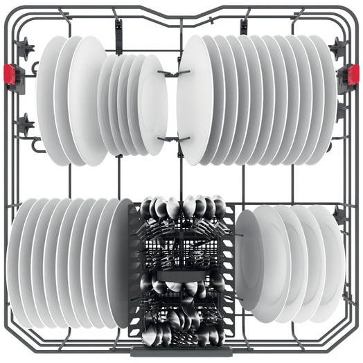 Masina de spalat vase incorporabila Whirlpool WRIC3C26P, 14 seturi, 8 programe, Clasa E, Motor Inverter, PowerClean Pro, Tehnologia al 6-lea Simt,Sistem Natural Dry, 60 cm
