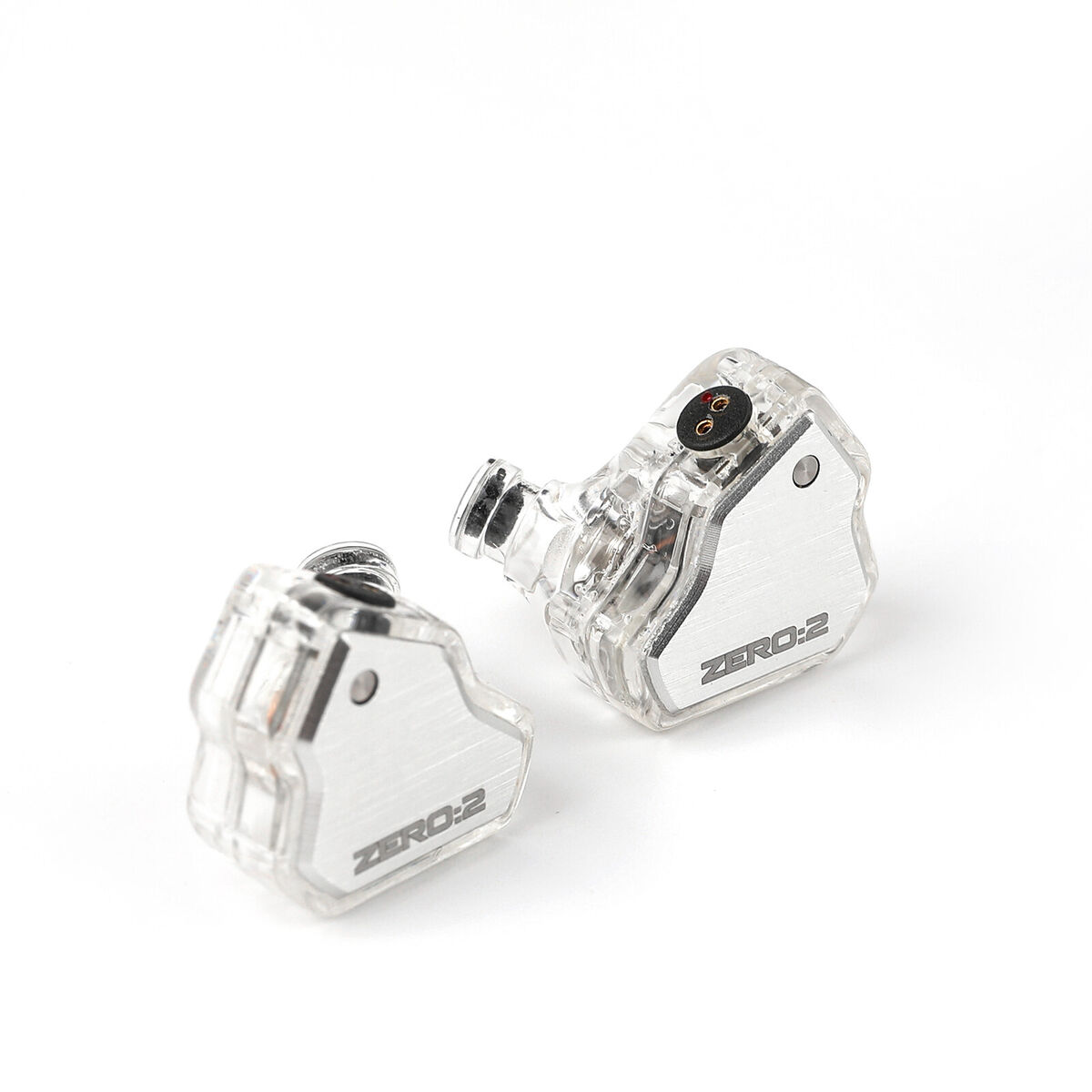 Casti 7Hz x Crinacle Zero 2, Driver dinamic de 10 mm, cablu detasabil cu fir OFC, Hi-Fi Sound, jack 3.5, IEM, Cristal
