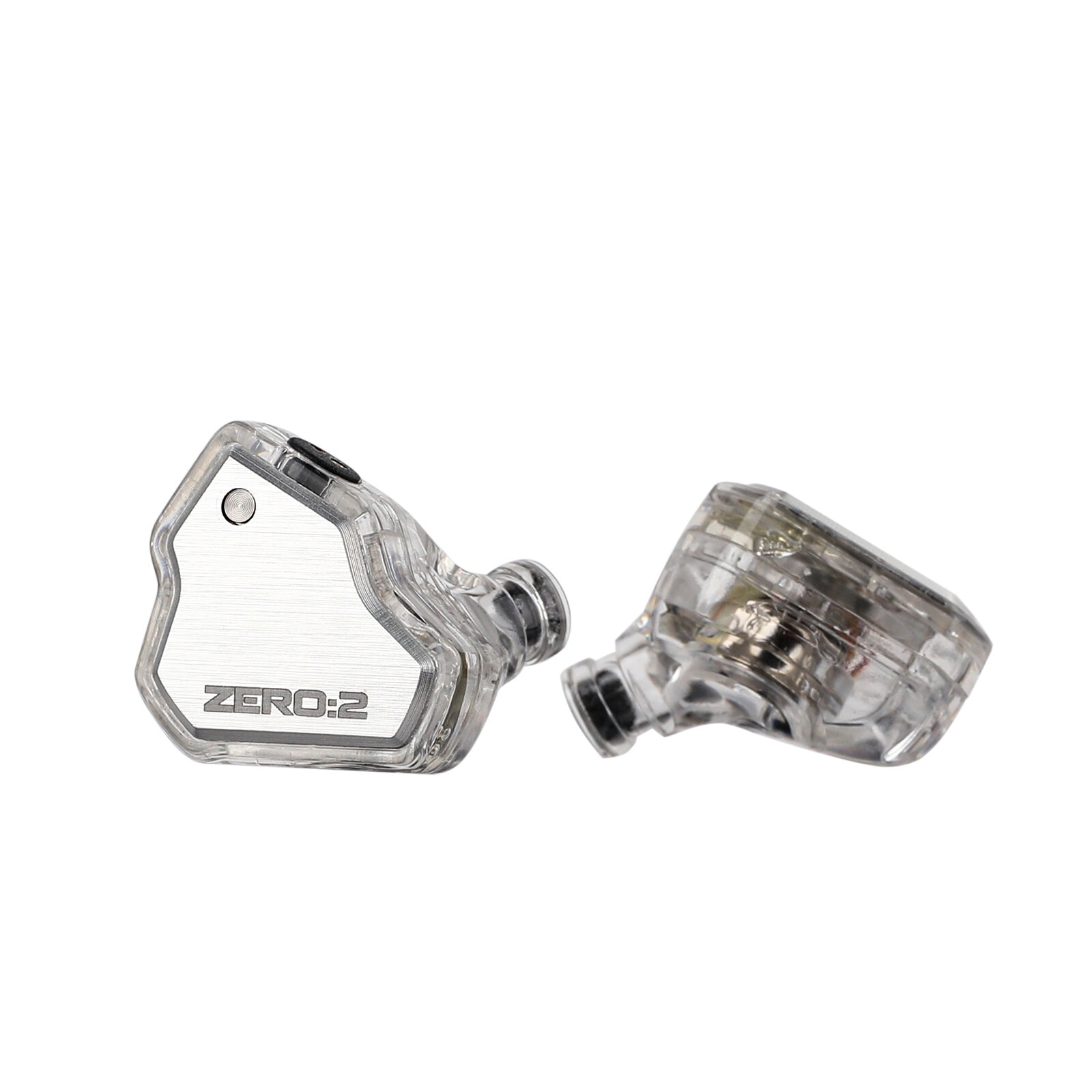 Casti 7Hz x Crinacle Zero 2, Driver dinamic de 10 mm, cablu detasabil cu fir OFC, Hi-Fi Sound, jack 3.5, IEM, Cristal