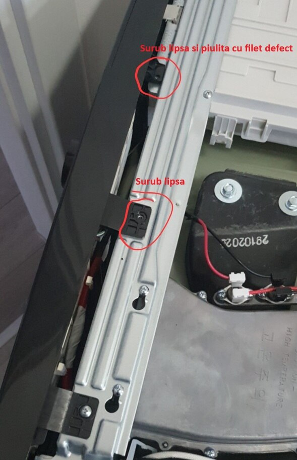 Masina de spalat rufe cu uscator Samsung WD90DG5B15BELE, Spalare 9 kg, Uscare 6 kg, 1400 RPM, Clasa D, AI Ecobubble, WiFi, Alb
