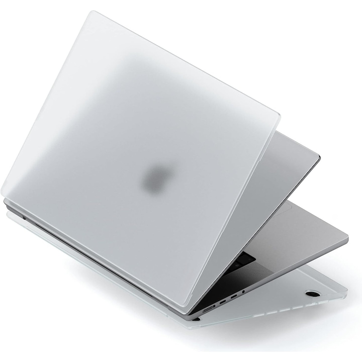 Carcasa Hard Shell pentru MacBook Air 13 (2022/2023/2024/2025) M Series(M4/M3/M2) (A2681/A3113/A3240), Husa & Protectie MacBook, Frost transparent mat