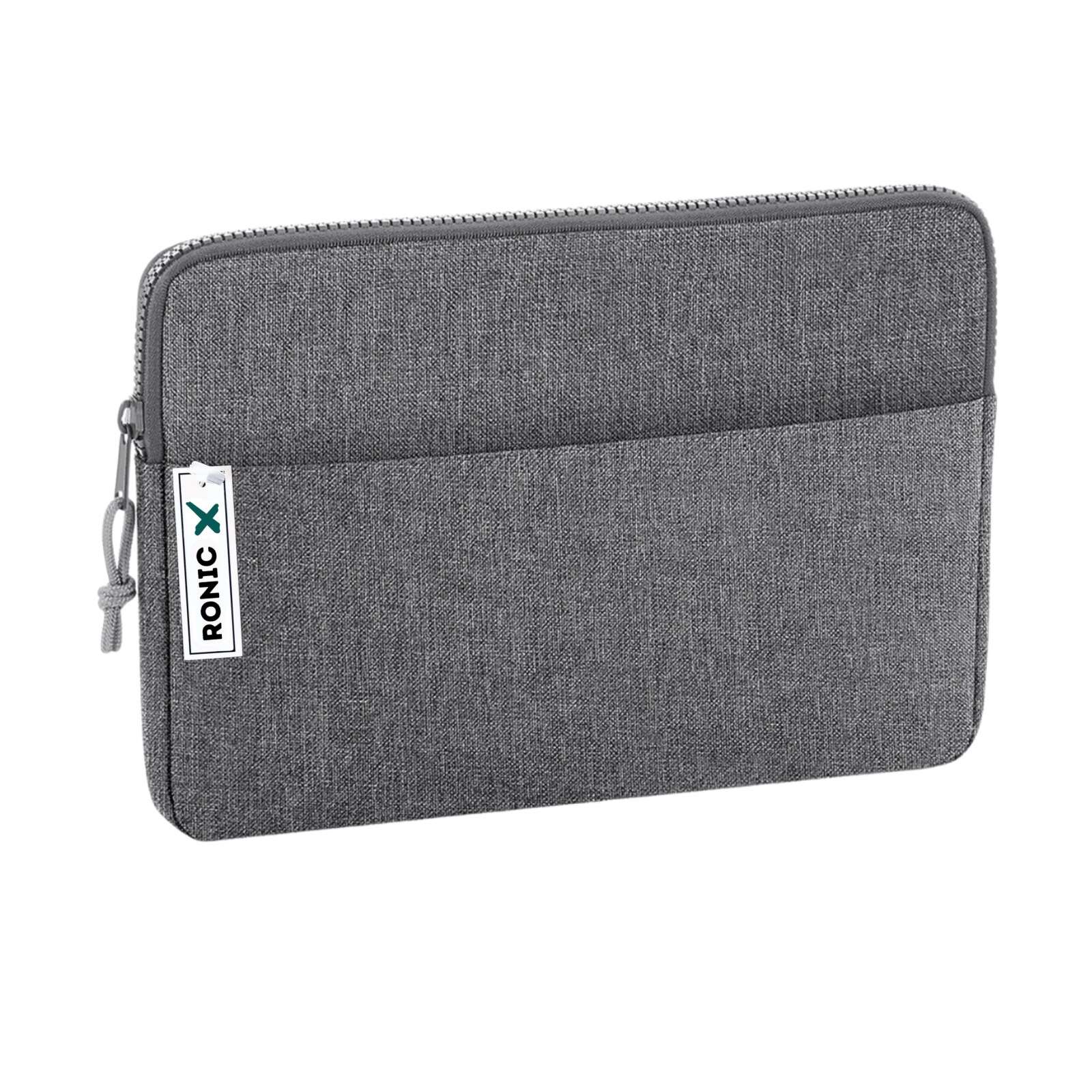 Husa de transport Essential Tech Protect compatibila laptop Apple MacBook Air, MacBook Pro Touch Bar din poliester 600D, 15" Inch, 39 x 27,5 x 2 cm, gri