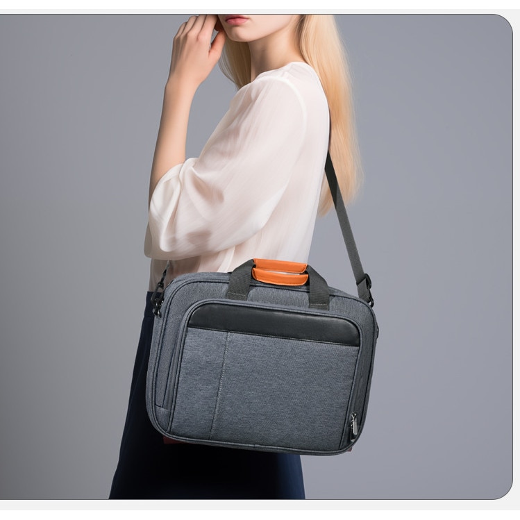 Geanta Messenger Laptop Impermeabila - Unisex, Profesionala pentru Calatorie/Universitate/Birou, 14", Negru