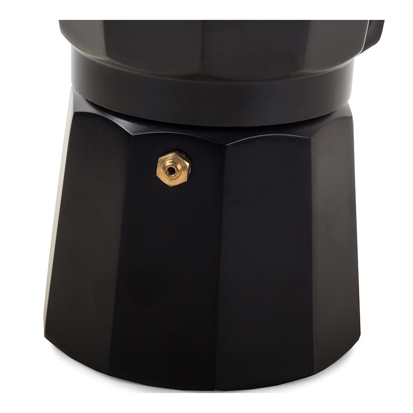 Filtru de cafea, Zola®, din aluminiu, cu maner, 150 ml, pentru 3 cesti, negru