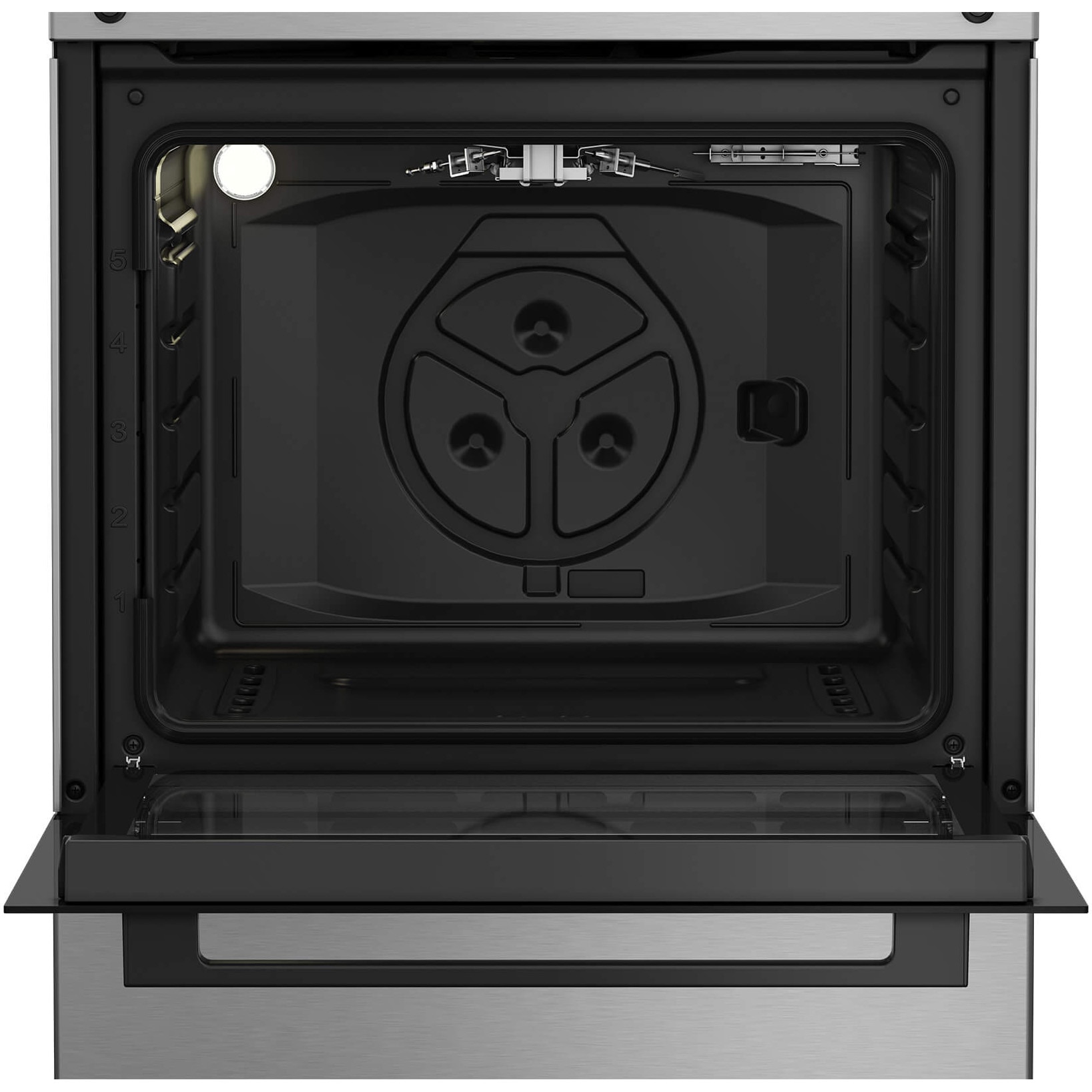 Aragaz Arctic ABGG6611DTTLX, Gaz, 4 arzatoare, Safety Plus, Grill gaz, Timer, Aprindere electrica plita/cuptor, Arzatoare cu eficienta ridicata, 60 cm, Inox