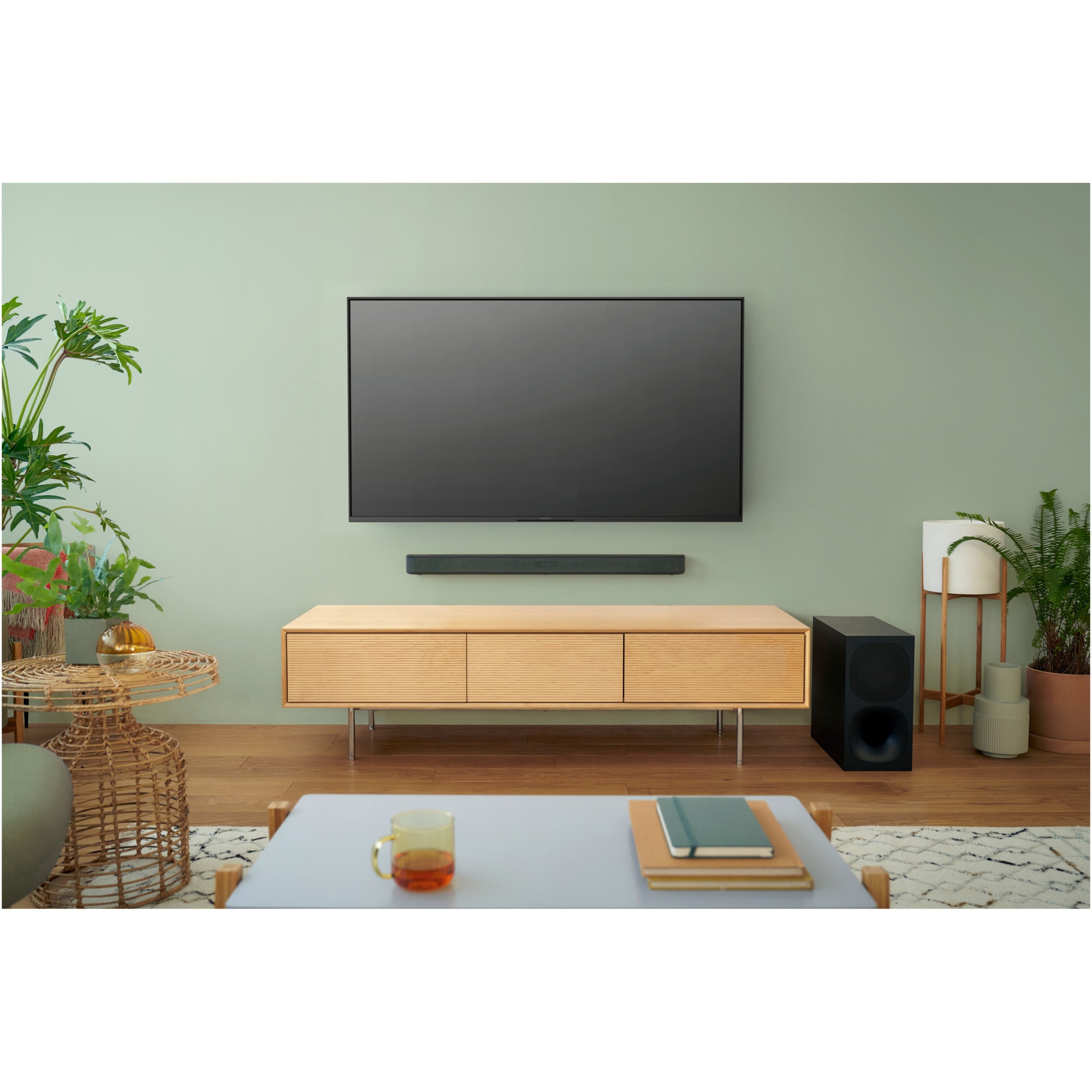 Soundbar Sony HT-S400, 2.1ch, 330 W, Bluetooth, Subwoofer wireless, Dolby Digital, Negru