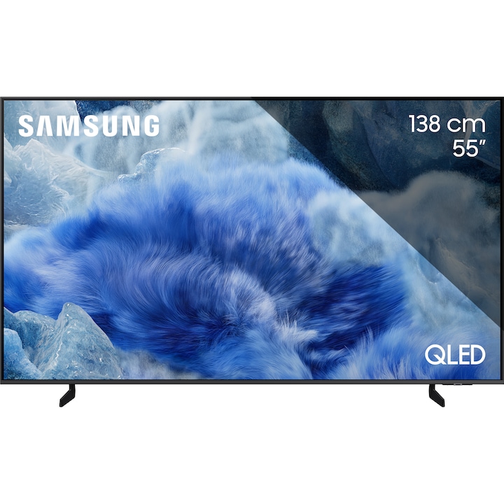 Televizor SAMSUNG QLED 55Q8F, 138 cm, Smart, 4K Ultra HD, Clasa E (Model 2025)