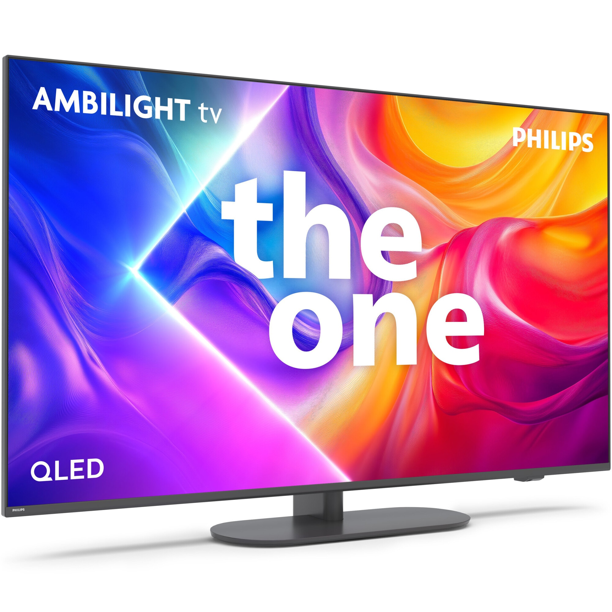 Televizor Philips AMBILIGHT tv QLED 55PUS9010, 139 cm, Smart TV, 4K Ultra HD, 100 Hz, Clasa F (Model 2025)