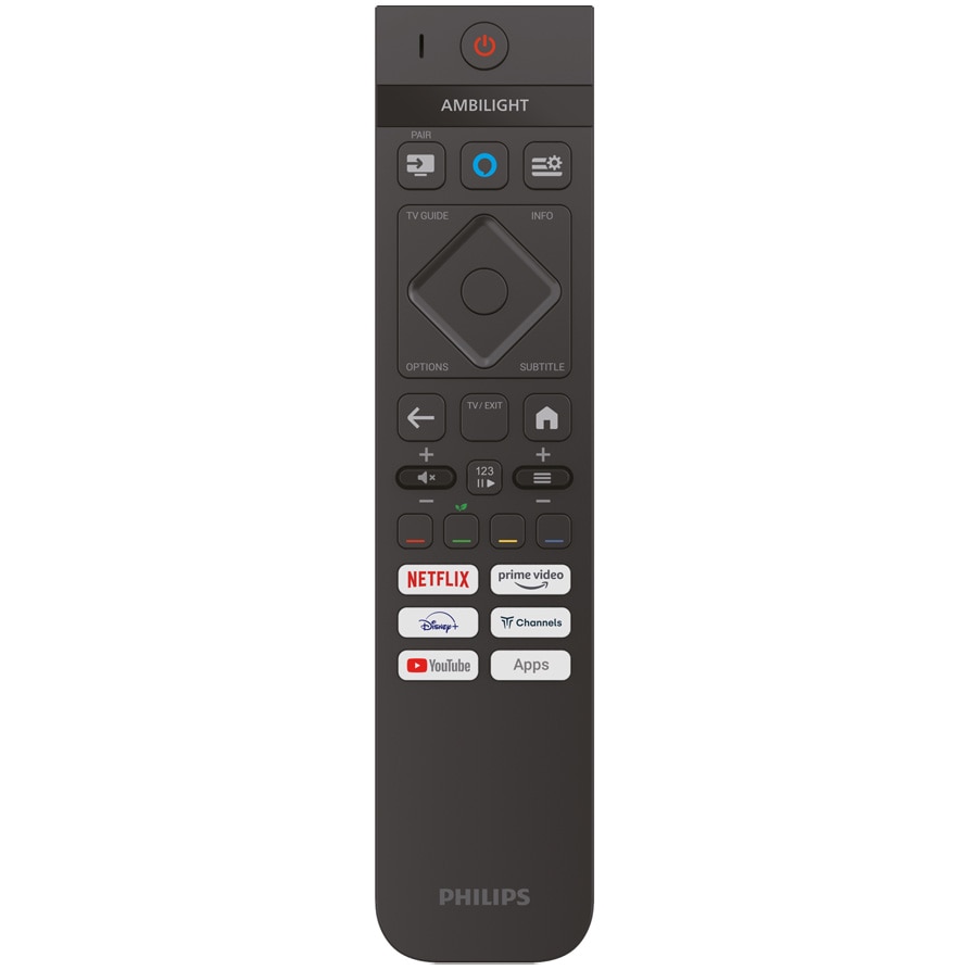Televizor Philips AMBILIGHT tv QLED 55PUS9010, 139 cm, Smart TV, 4K Ultra HD, 100 Hz, Clasa F (Model 2025)