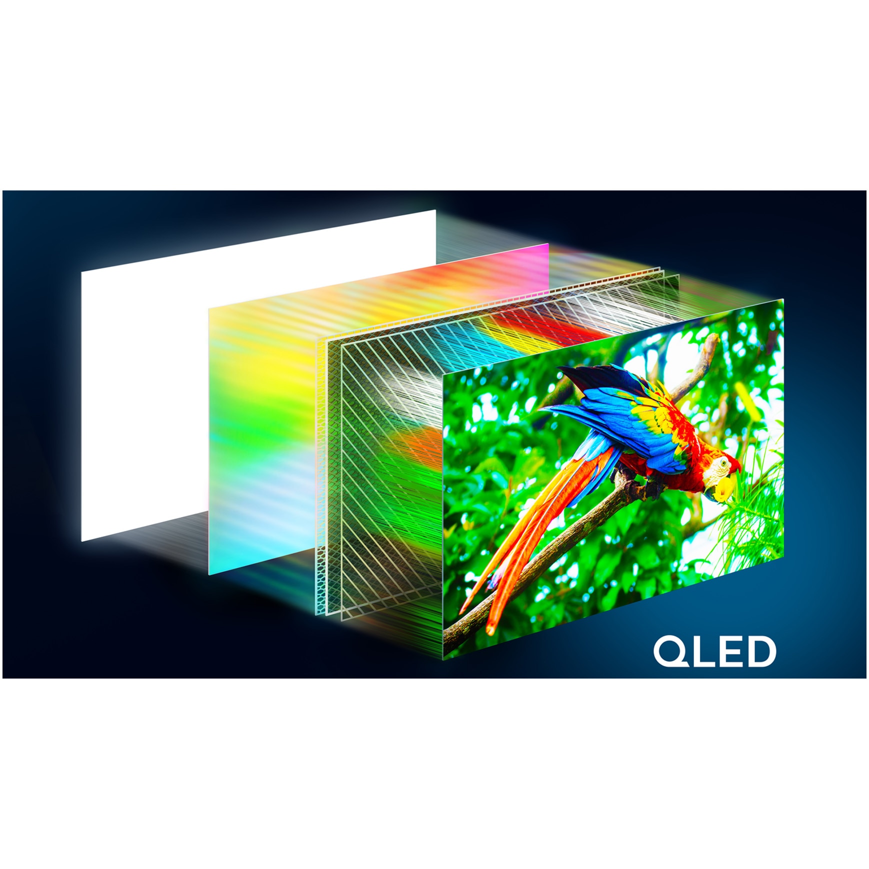 Televizor Philips AMBILIGHT tv QLED 55PUS9010, 139 cm, Smart TV, 4K Ultra HD, 100 Hz, Clasa F (Model 2025)