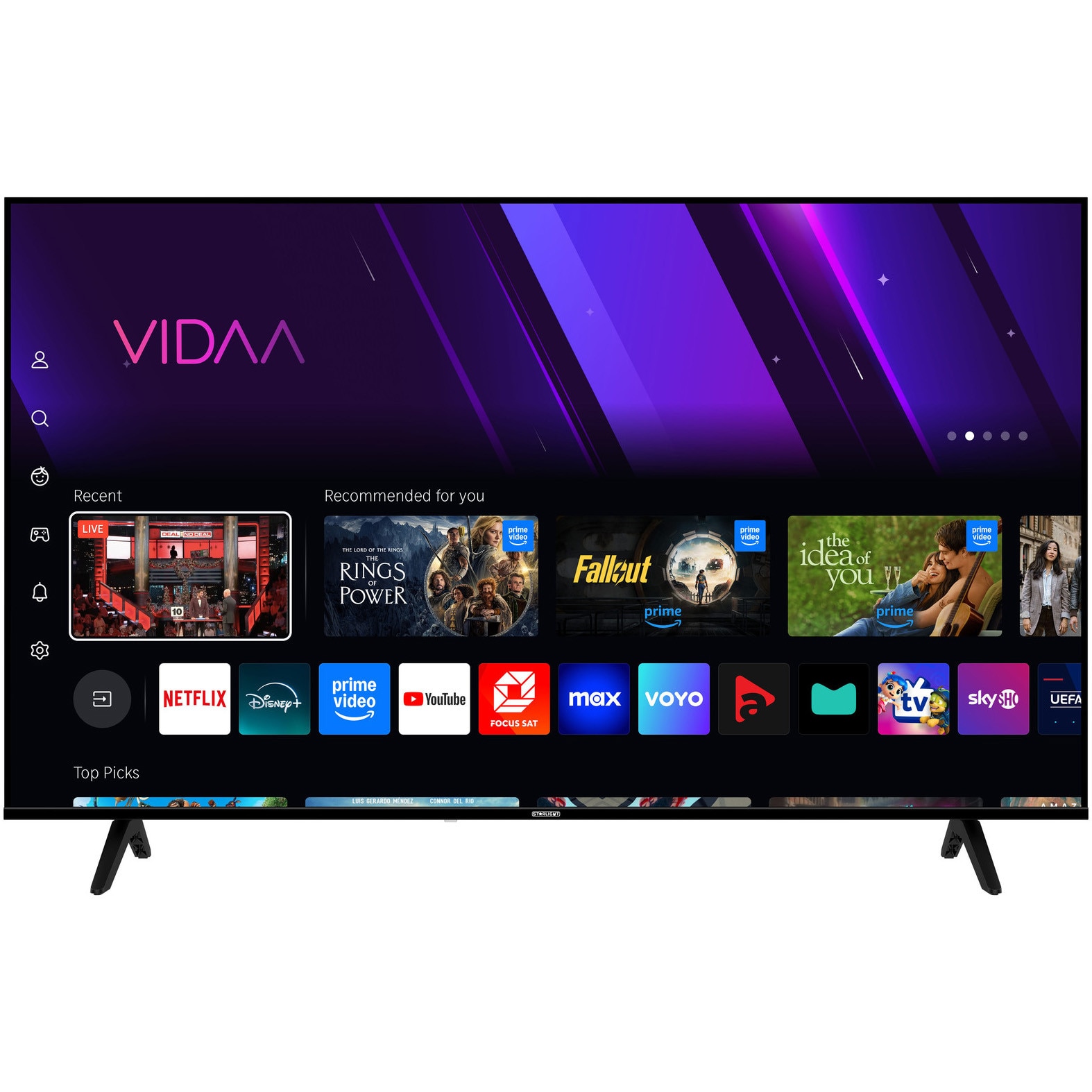Televizor QLED Star-Light 55DM8600, 139 cm, Smart, 4K Ultra HD, Clasa E ( Model 2025 )