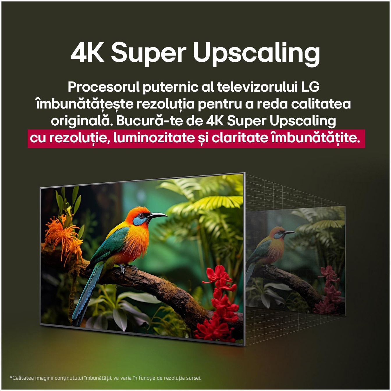 Televizor LG NanoCell 55NANO80A3B, 139 cm, Smart, 4K Ultra HD, Clasa G (Model 2025)