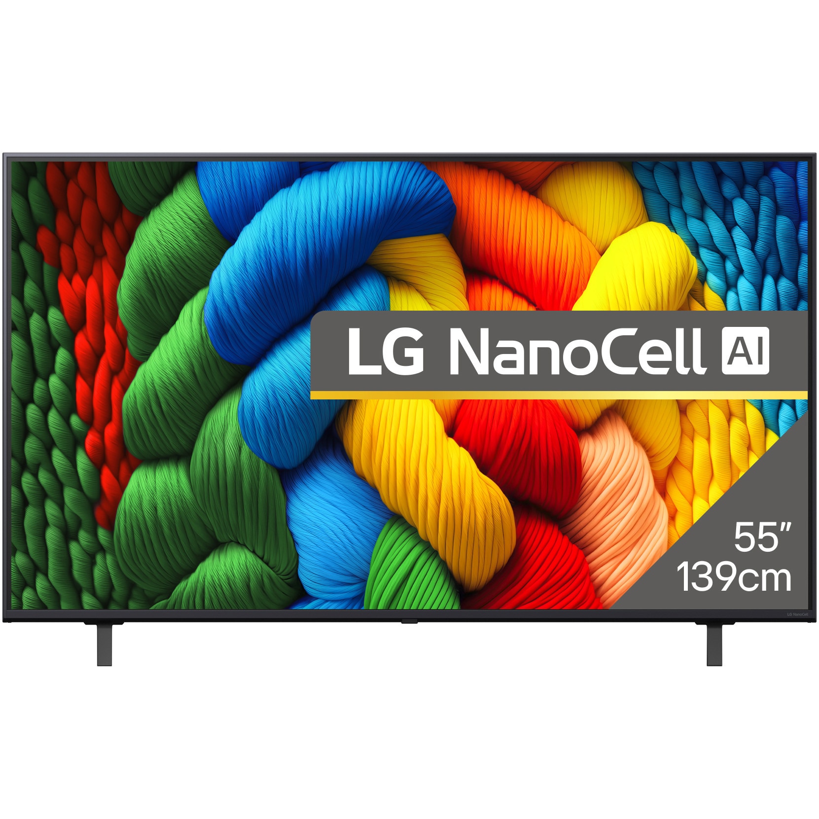 Televizor LG NanoCell 55NANO80A3B, 139 cm, Smart, 4K Ultra HD, Clasa G (Model 2025)