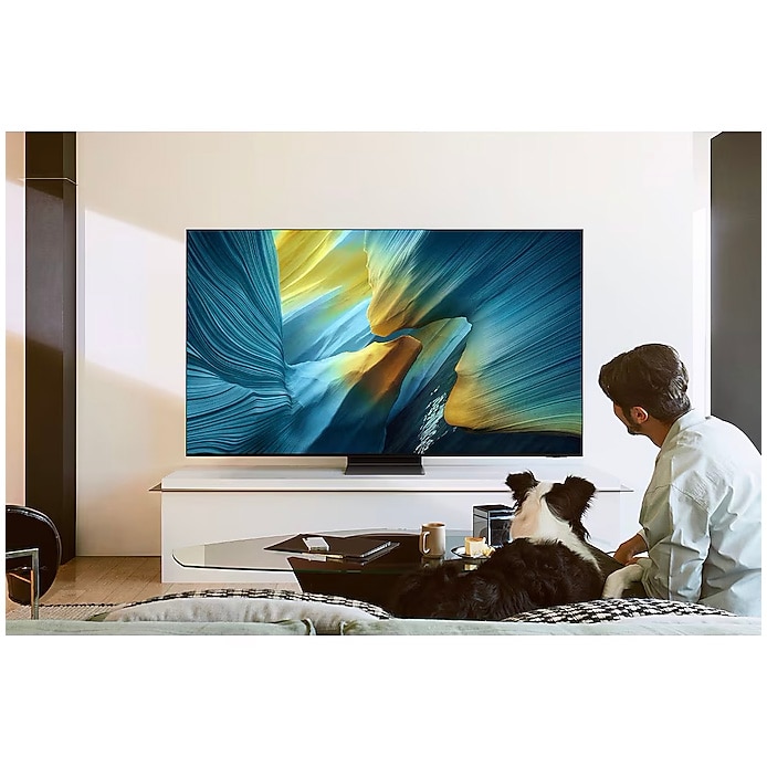 Televizor SAMSUNG OLED 55S95F, 138 cm, Smart, 4K Ultra HD, 100 Hz, Clasa G (Model 2025)